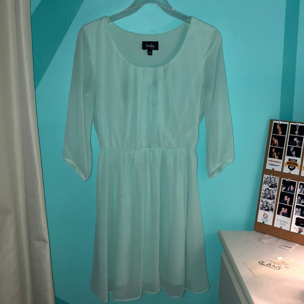 Teal dress